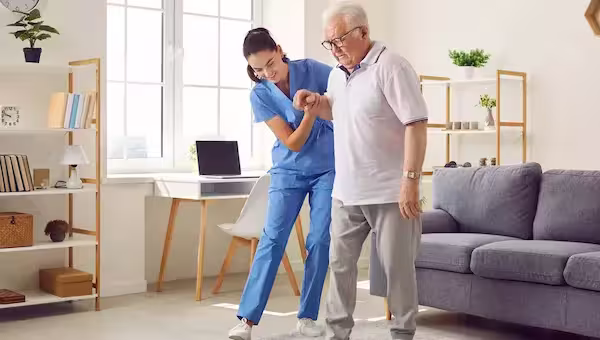 Comfortable assisted living community environment